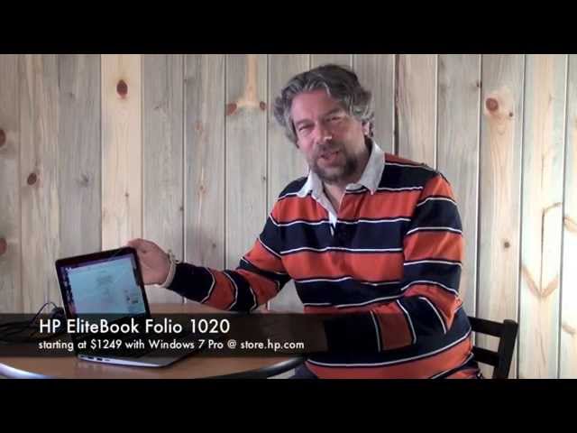 Video thumbnail for HP EliteBook Folio 1020 Review