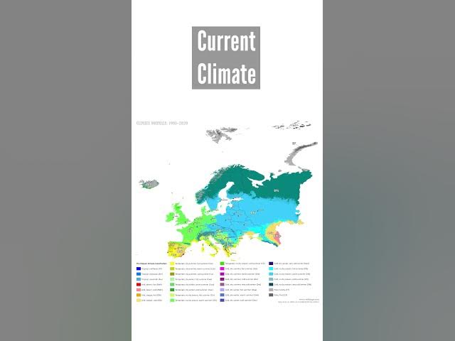 Video thumbnail for Europe's Climate Zones Moving North 1930-2099