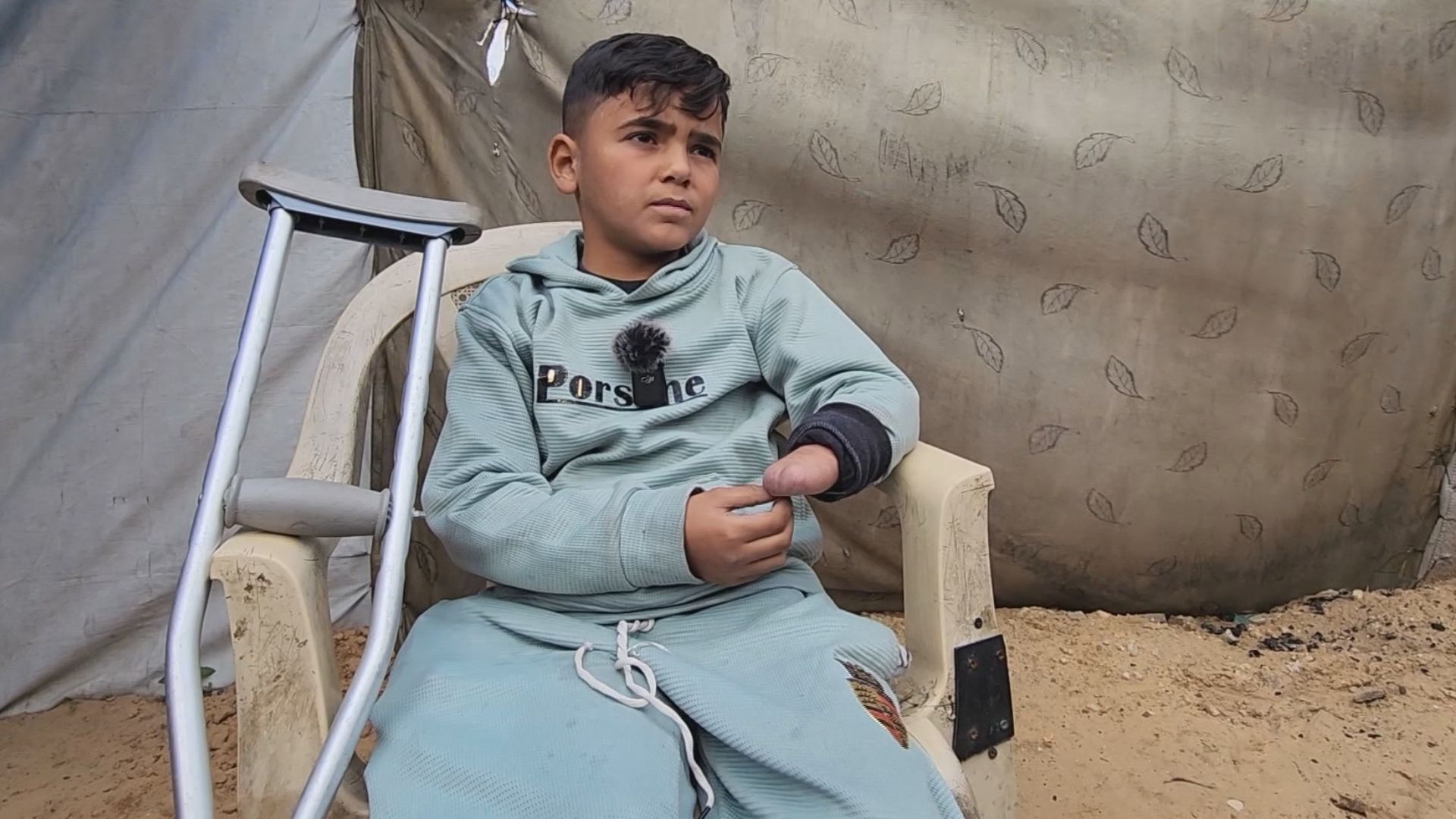 Video thumbnail for Severe weather in Gaza hits vulnerable and wounded most in Israel’s war