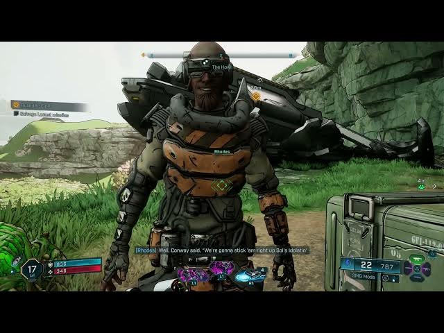 Video thumbnail for Borderlands 4 - Rush The Gate: Defend Outbounders: Talk To Rhoades: Salvage Locust Missiles Gameplay