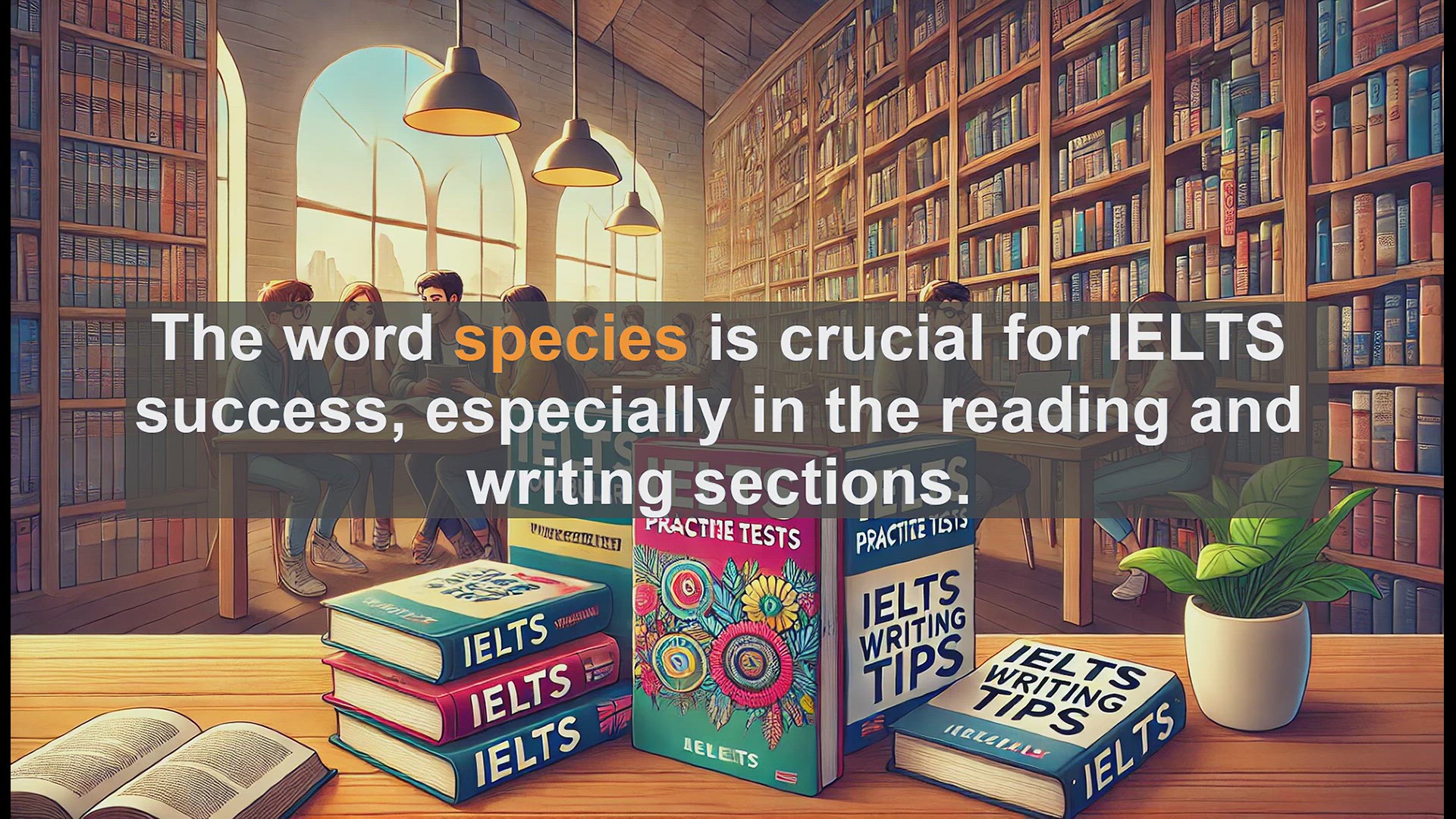 'Video thumbnail for 2500 Must Know IELTS 6.5 Vocabulary - Master the Word 'Species' for IELTS Success'