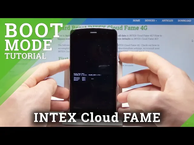 Video thumbnail for Boot Mode in INTEX Cloud FAME 4G - How to Open & Use Bootloader