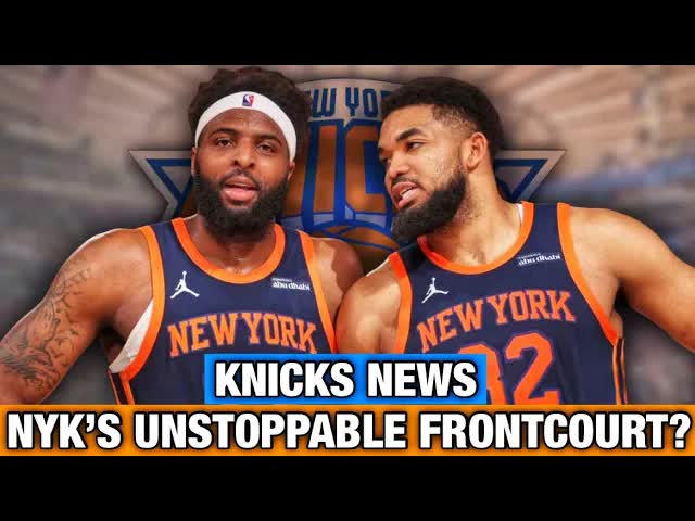 Video thumbnail for NBA Playoffs: Knicks' Double Big Lineup with Towns & Robinson