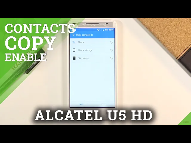 Video thumbnail for How to Copy Contacts on ALCATEL U5 HD – Copy Contacts from SIM Card to Phone Storage