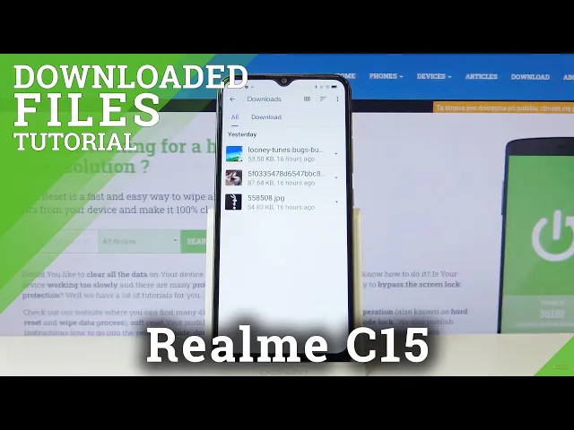 Video thumbnail for How to Find Downloaded Files in REALME C15 – Localize Downloading Folder