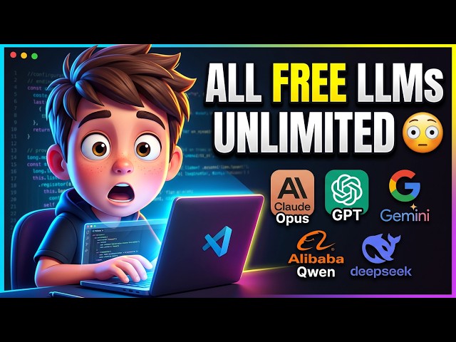 Video thumbnail for This FREE LLM Playground FREE & UNLIMITED 😳 Claude Opus + GPT + Gemini Access Without API Keys
