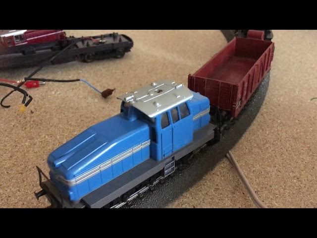 Video thumbnail for Modellbahn Märklin DHG500 nach Digitalisierung