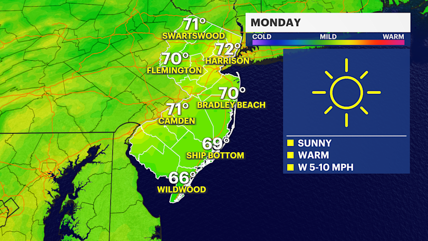 Video thumbnail for More sunshine ahead for New Jersey this week