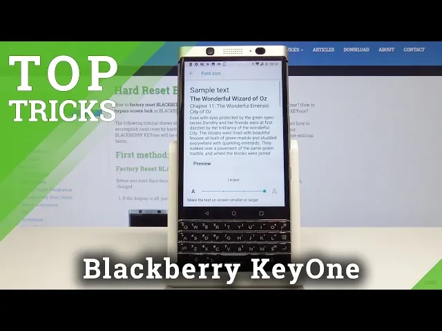 Video thumbnail for Top Tricks Blackberry KeyOne - Coolest Features / Best Tips