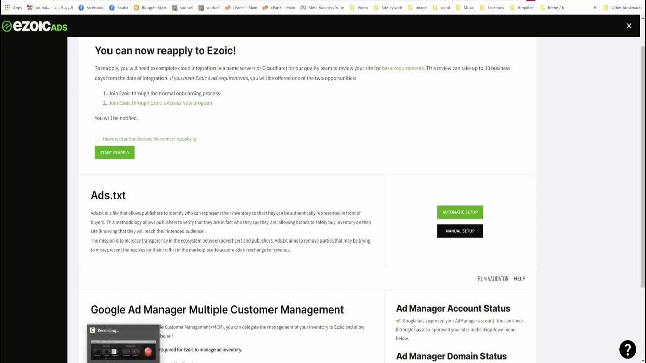 Video thumbnail for set up an ads txt Ezoic file for Blogger