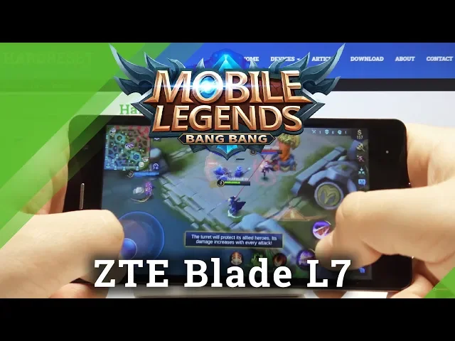 Video thumbnail for Mobile Legends on ZTE Blade L7 – High Graphics Test