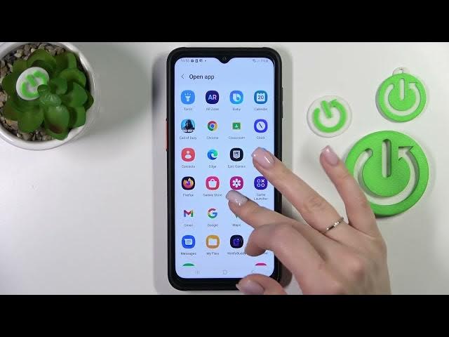 Video thumbnail for How to Customize Quick Launcher on SAMSUNG Galaxy Xcover 6 Pro - Double Tap Power Key