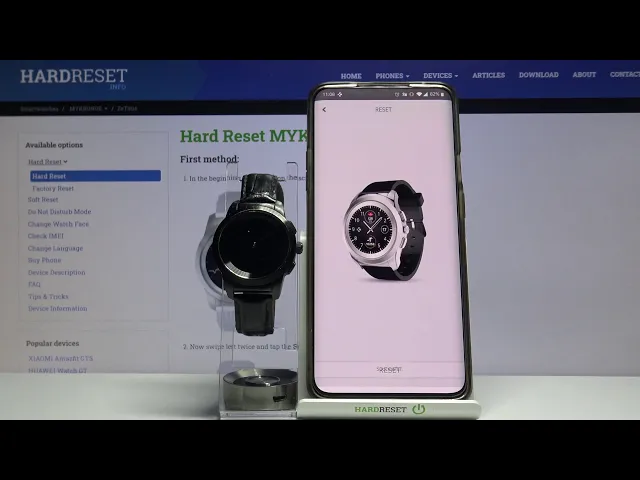Video thumbnail for Hard Reset MYKRONOZ ZeTime via App - Restore Defaults