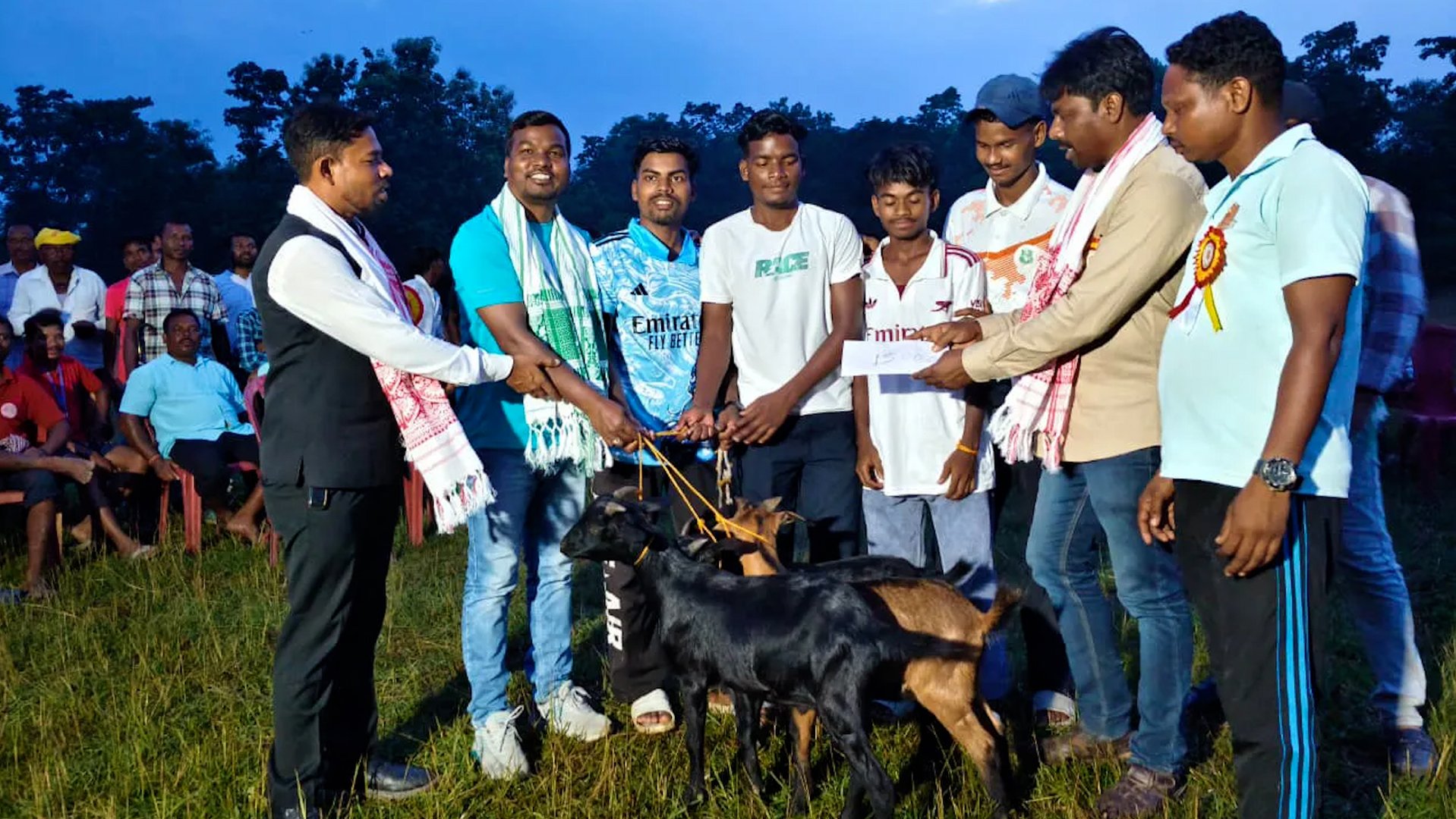 Video thumbnail for The Indian football tournament where goats replace trophies