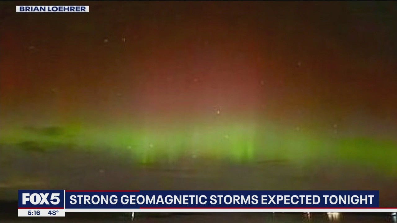 Video thumbnail for Strong geomagnetic storms expected tonight