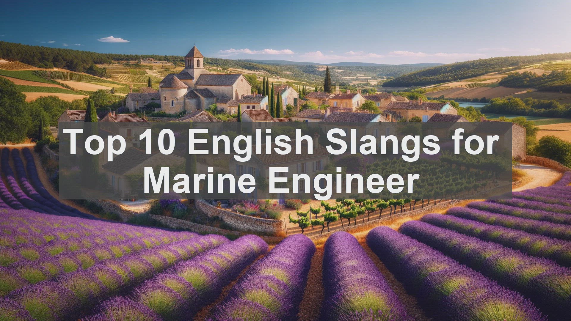 'Video thumbnail for Top 10 English Slangs for Marine Engineer'