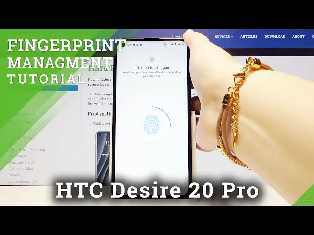Video thumbnail for How to Add Fingerprint in HTC Desire 20 Pro – Fingerprint Lock Screen