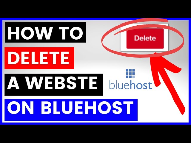 Video thumbnail for How To Delete A Website On Bluehost Server? [in 2025]