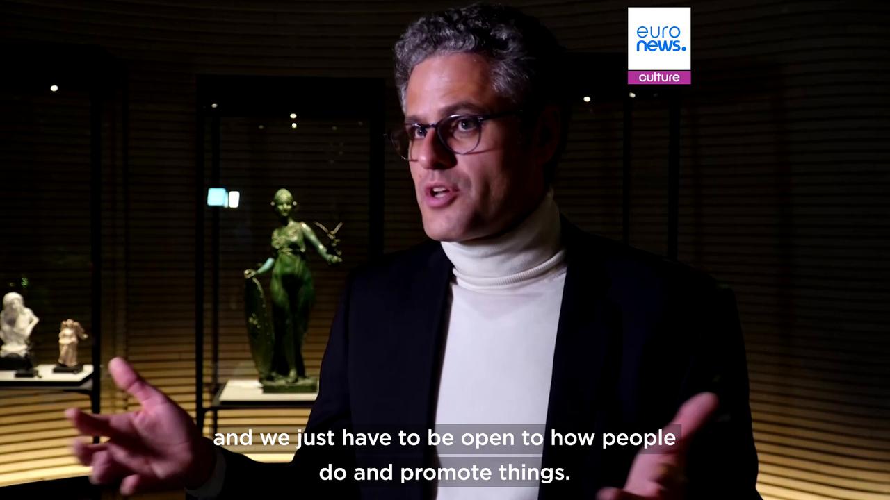 Video thumbnail for From ancient vases to iconic shoes: 3,000 years of Olympic history go on display in Milan