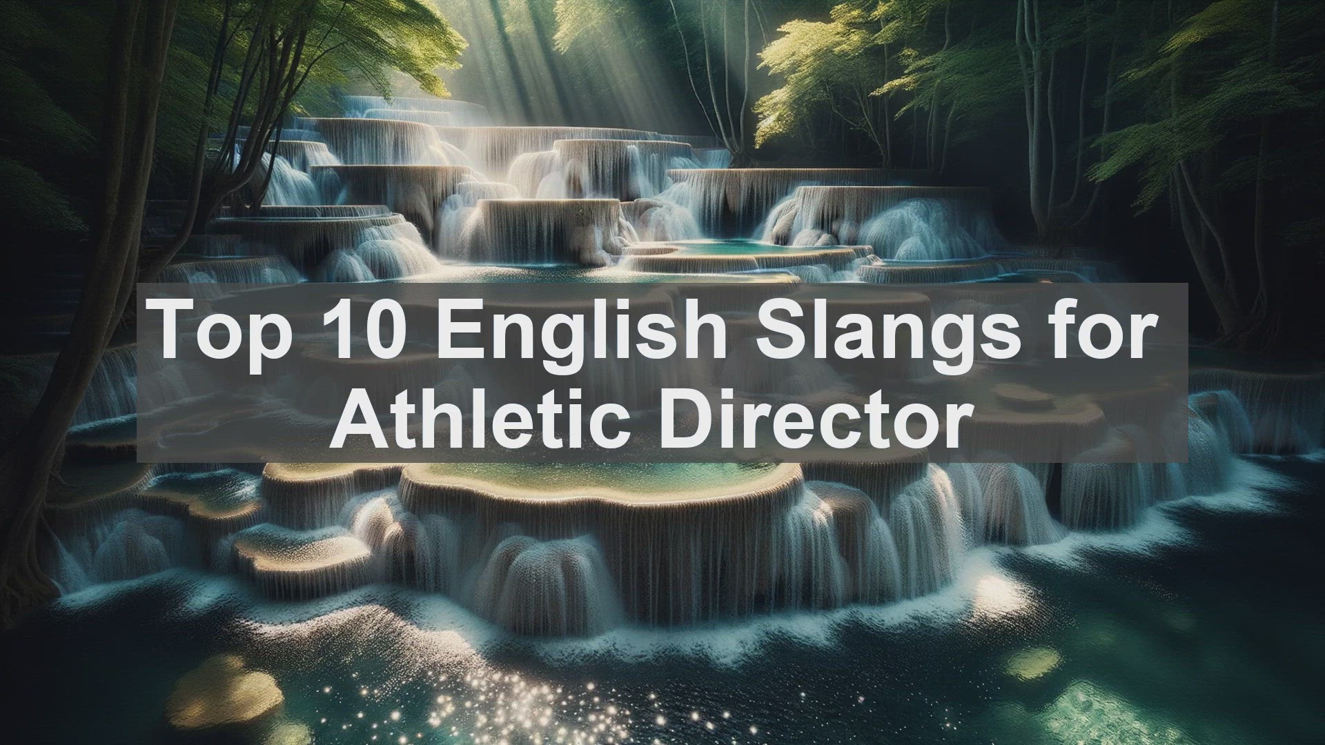 'Video thumbnail for Top 10 English Slangs for Athletic Director'