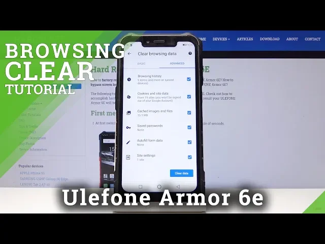 Video thumbnail for How to Clear Browser Data in Ulefone Armor 6E - Delete Browser Cache & History