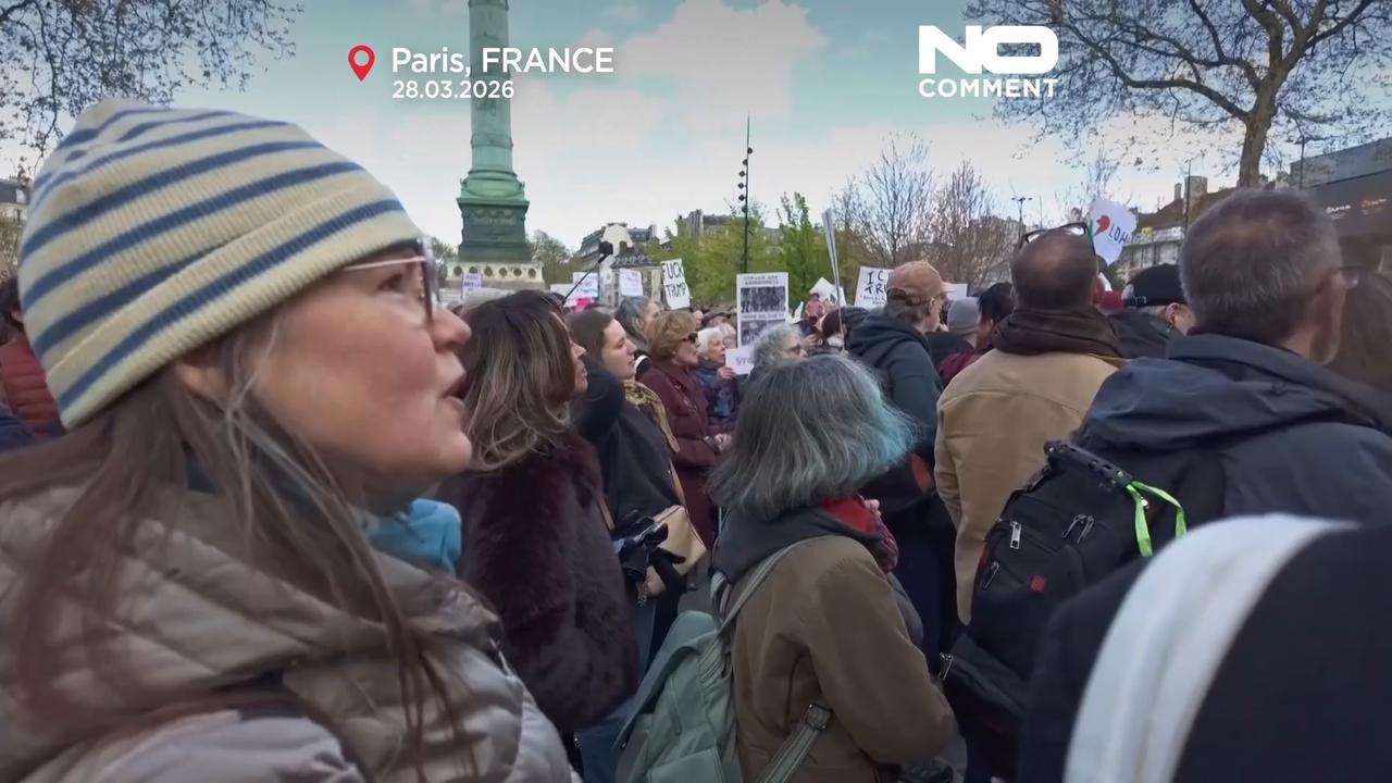 Video thumbnail for France hosts ‘No Kings’ march as anti-Trump protests spread