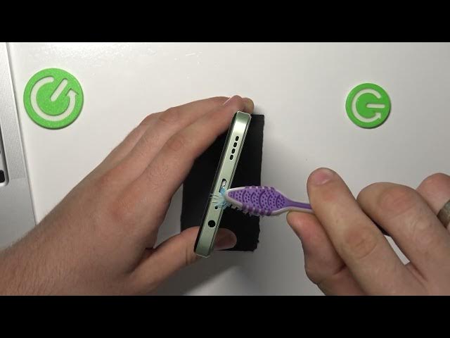 Video thumbnail for How to clean USB on Realme Narzo 50i Prime using simple toothbrush / Fix usb using household items