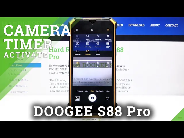 Video thumbnail for How to Set Camera Timer in DOOGEE S88 Pro – Use Camera Countdown