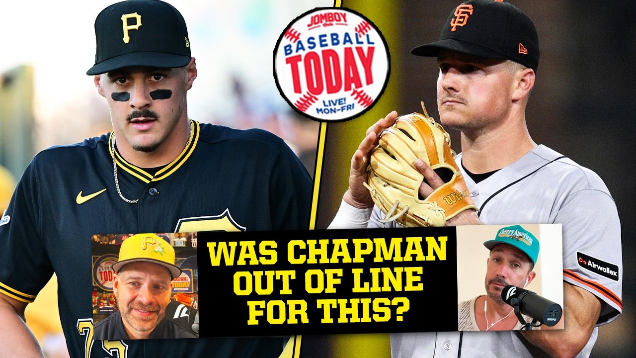 Video thumbnail for Was Matt Chapman out of line for this? | Baseball Today