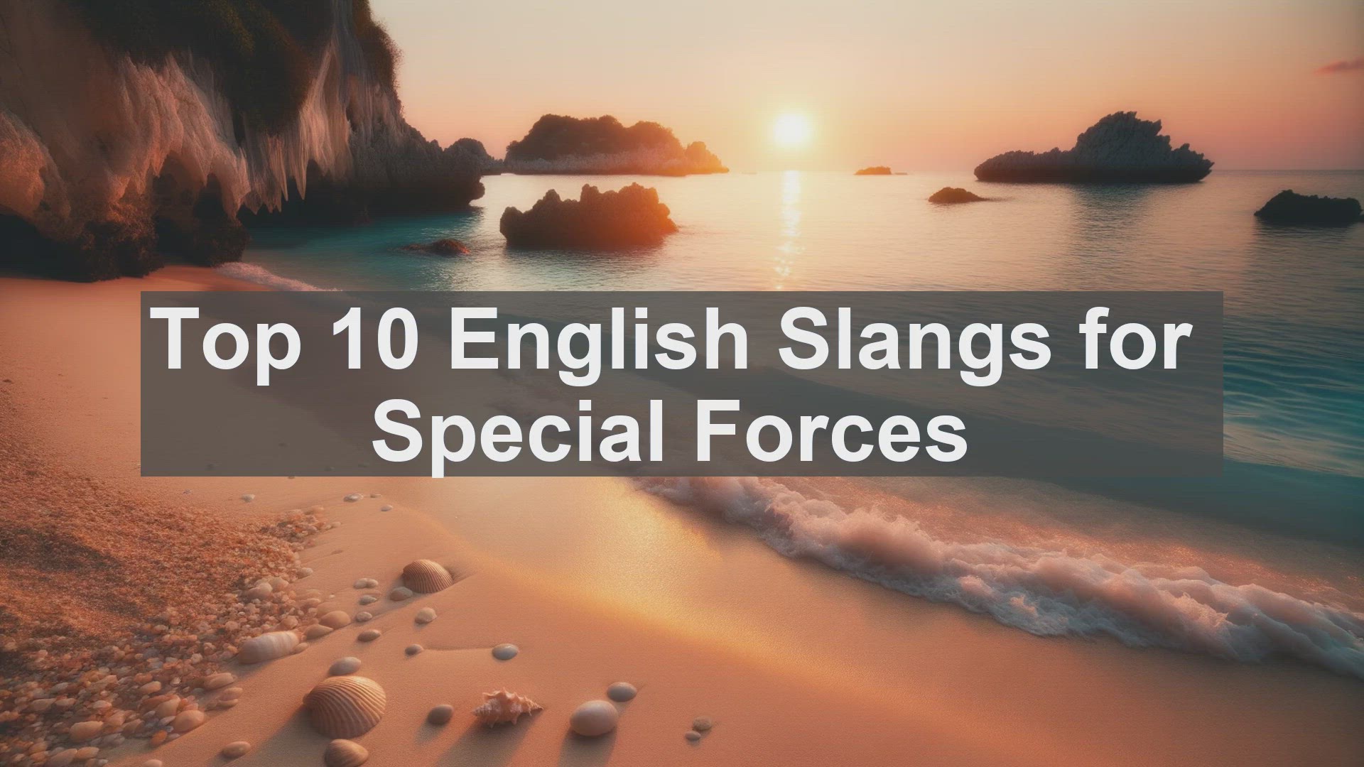 'Video thumbnail for Top 10 English Slangs for Special Forces'