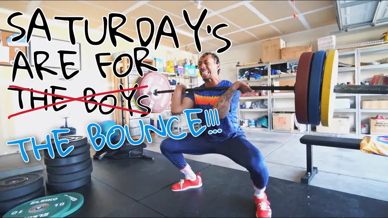 Video thumbnail for SATURDAY'S are For the BOUNCE: Power Clean PB