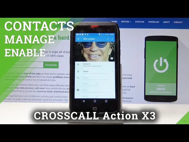Video thumbnail for How to Add Profile Picture in CROSSCALL Action-X3 - Personalize Contact Profile