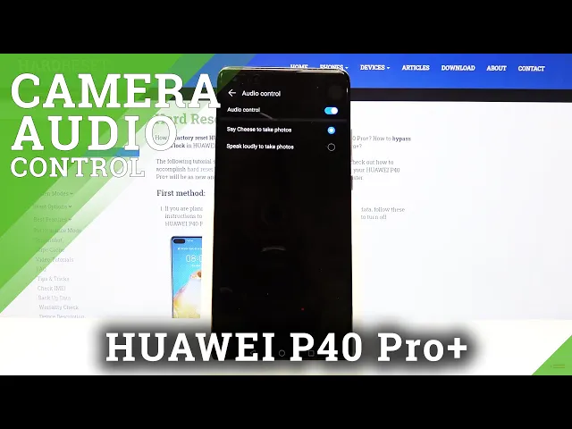Video thumbnail for How to Activate Audio Control in HUAWEI P40 Pro+ - Use Camera Audio Control