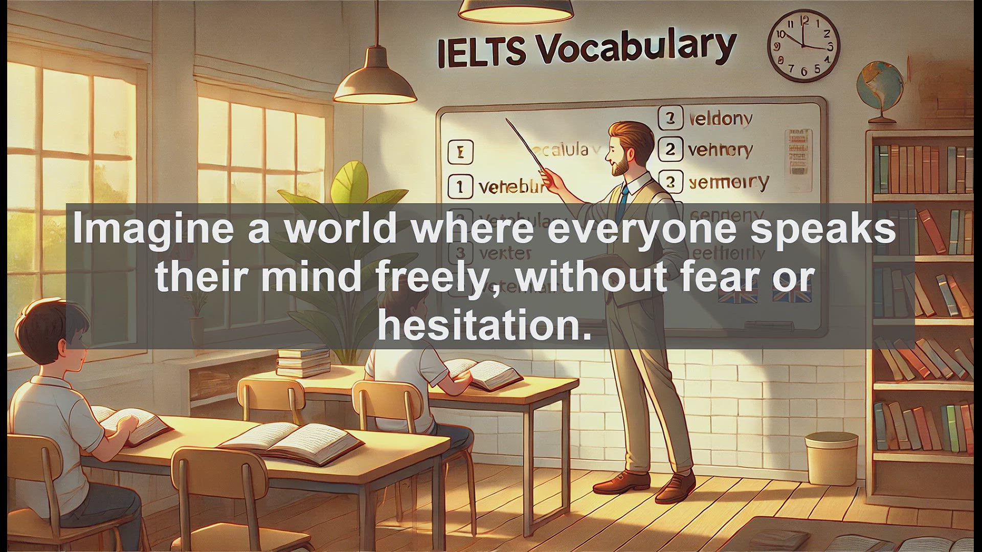 'Video thumbnail for 2000 Must Know IELTS 9.0 Vocabulary - Mastering 'Outspoken': A Key Word for IELTS Success'