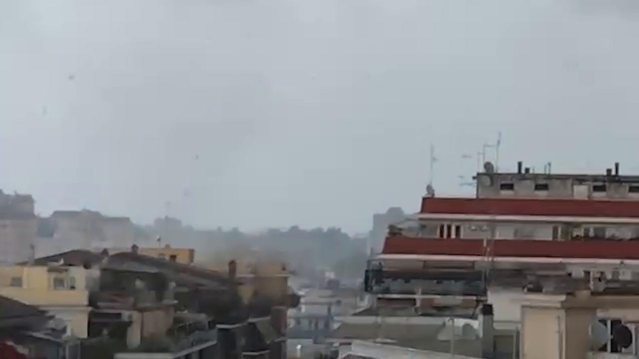 Video thumbnail for Italy: Rare tornado strikes Rome, causing widespread damage and disruption.