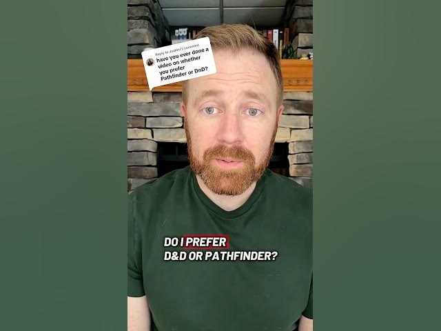 Video thumbnail for Do I prefer DnD or Pathfinder?