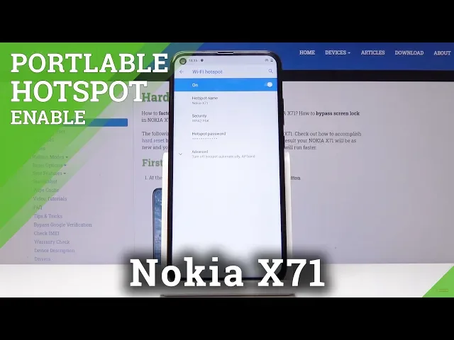 Video thumbnail for How to Set Portable Hotspot on Nokia X71 - Network Tethering / Mobile Router