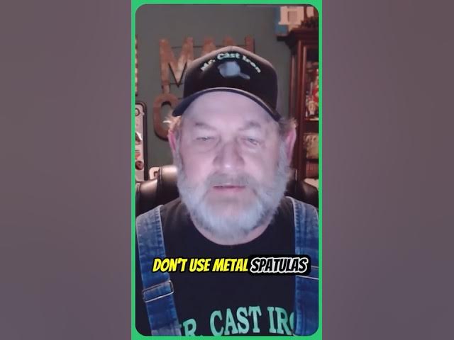 Video thumbnail for STOP Avoiding Metal Spatulas – Your Cast Iron NEEDS Them! 🥄🔥