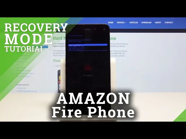 Video thumbnail for Recovery Mode in AMAZON Fire Phone – How to Enter & Quit Recovery Menu