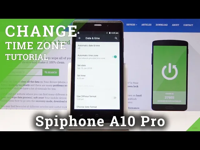 Video thumbnail for How to Change Date & Time Zone in Spihone A10 Pro - Date & Time
