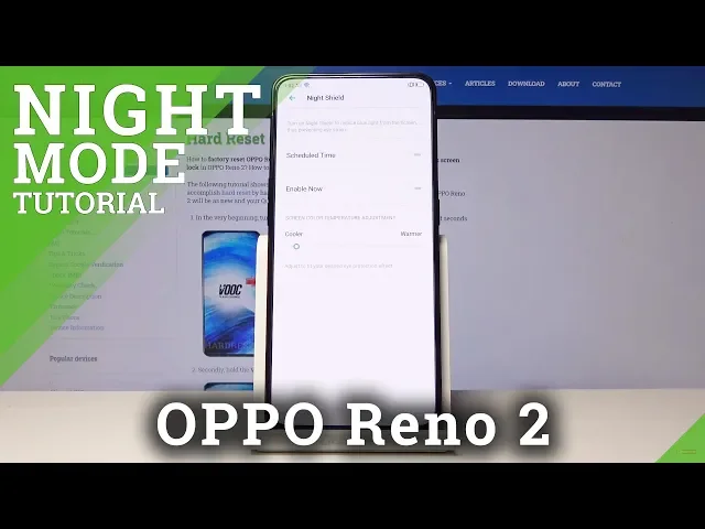 Video thumbnail for How to Activate Night Mode in OPPO Reno 2 – Eye Protection