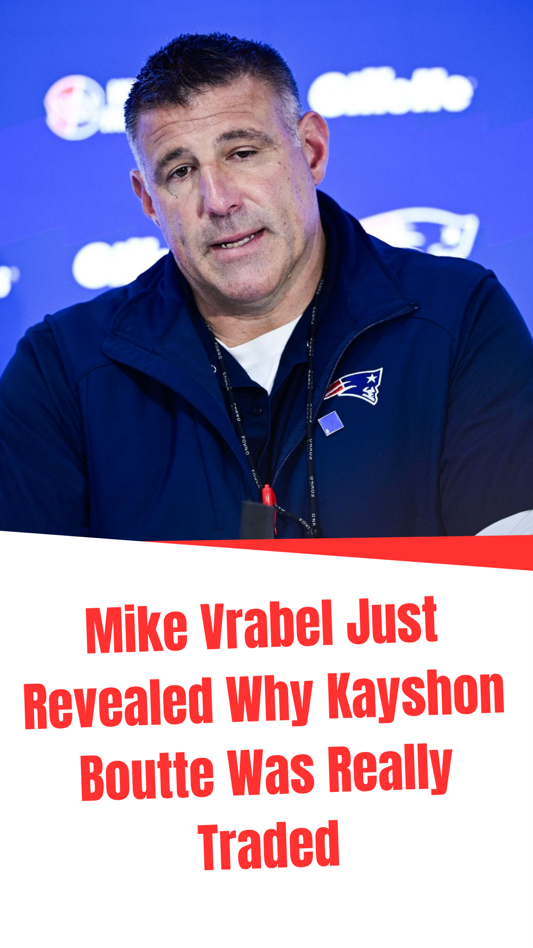 Video thumbnail for Mike Vrabel Just Revealed Why Kayshon Boutte Was Really Traded