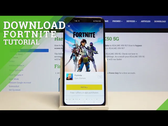 Video thumbnail for How to Play Fortnite on Realme Phones without Google Play Store – Install Fortnite by Epic Website