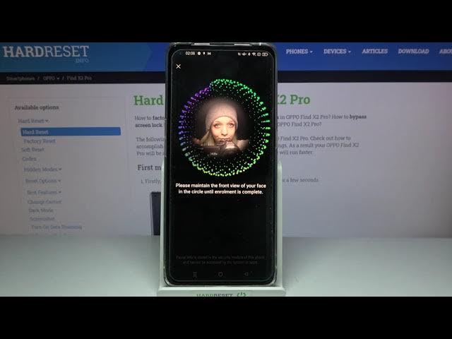 Video thumbnail for How to Set Up Face Unlock on OPPO FIND X2 PRO – Face Recognition
