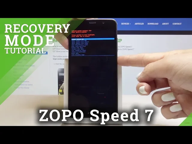 Video thumbnail for How to Enter Recovery Mode in ZOPO Speed 7 - Android System Recovery