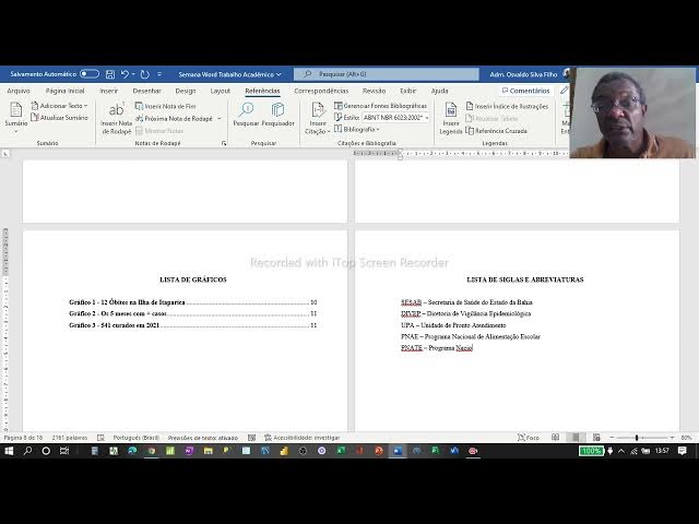 Video thumbnail for Semana Word de Trabalho Acadêmico - Aula 3
