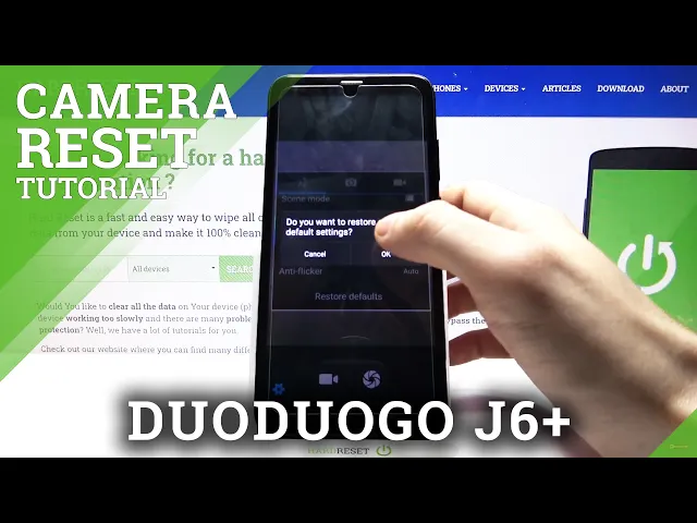 Video thumbnail for How to Reset Camera Settings in DUODUOGO J6+ - Restore Factory Settings