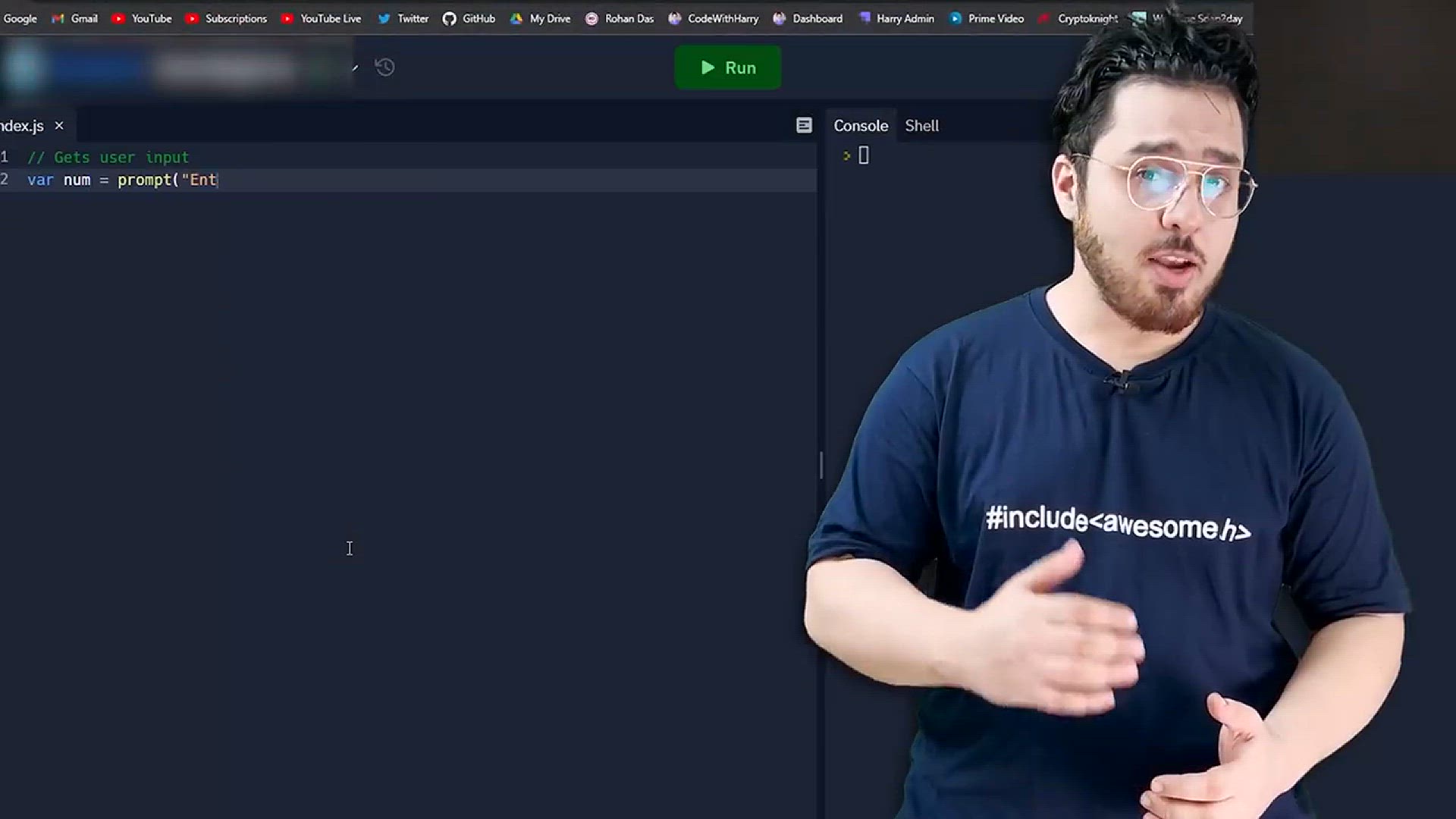 'Video thumbnail for Conditional expressions in JavaScript _ JavaScript Tutorial in Hindi #7'