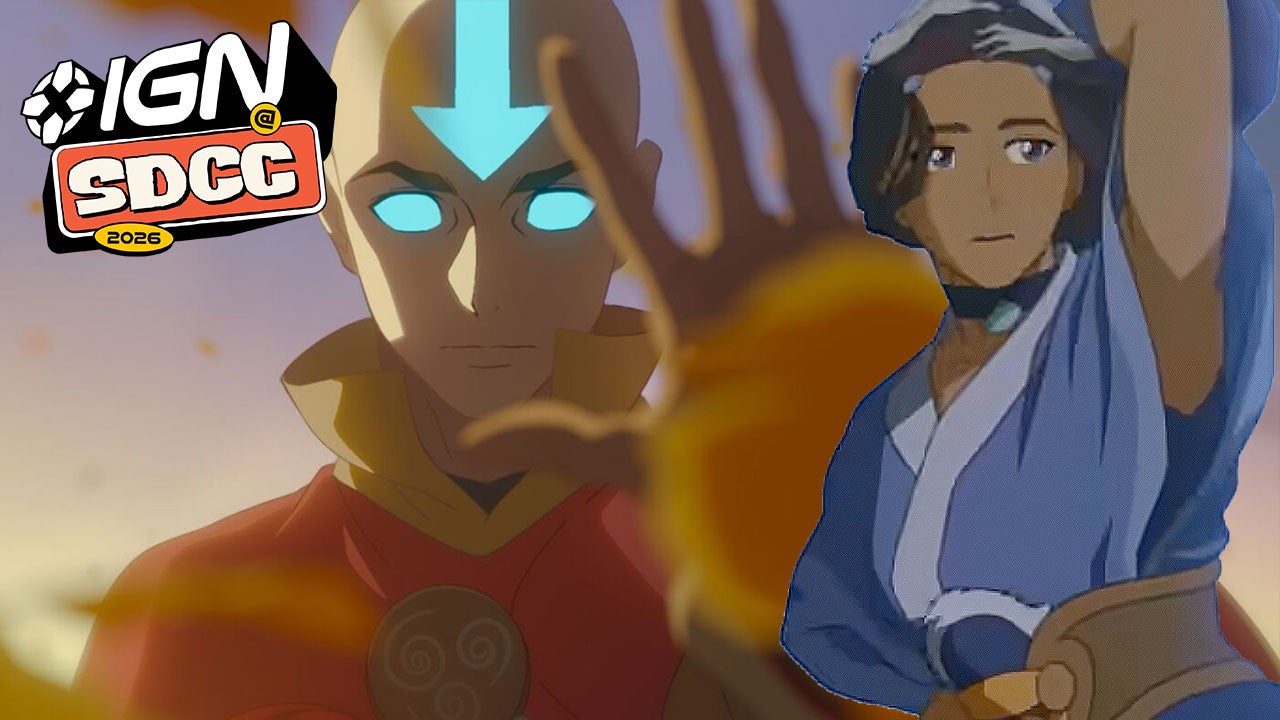 Video thumbnail for Avatar Aang: The Last Airbender Stars Confirm The Gaang's Relationship Statuses | Comic Con 2026