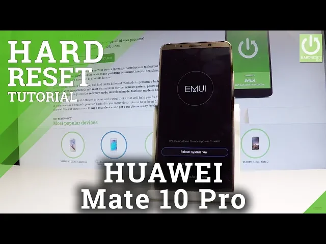Video thumbnail for HUAWEI Mate 10 Pro HARD RESET / Bypass Screen Lock